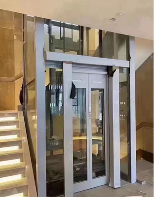 4 أشخاص 4 الطابق مصعد محرك بدون تروس SS304 فيلا صغيرة