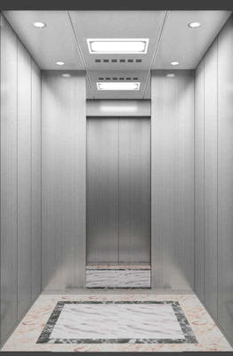 7 بوصة شاشة مصاعد MRL 4 أشخاص 400KG MRL جر رفع