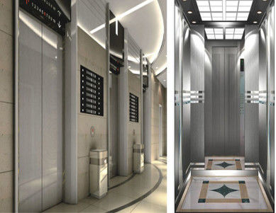 0.63m / s 320KG مصاعد ركاب أوتوماتيكية PM رافعة سحب متزامنة بدون تروس