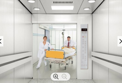 400 كيلوجرام 2 شخص كرسي متحرك تجاري رفع ثلاثة جوانب الدرابزين Fujielevator