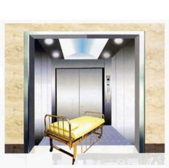 مصعد سرير المستشفى MRL 1000KG VVVF Drive Medical Bed Lift