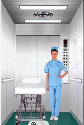 مصعد سرير المستشفى MRL 1000KG VVVF Drive Medical Bed Lift