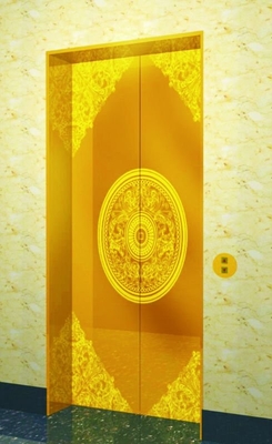 VVVF يقود 6 أشخاص MRL مصعد 25 م غرفة آلة رفع أقل
